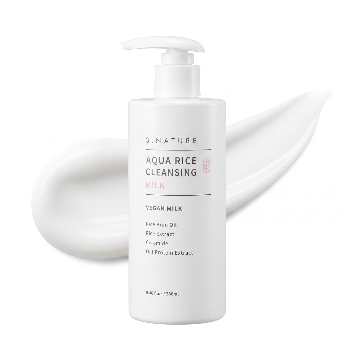 S.NATURE Aqua Rice Cleansing Milk 280ml