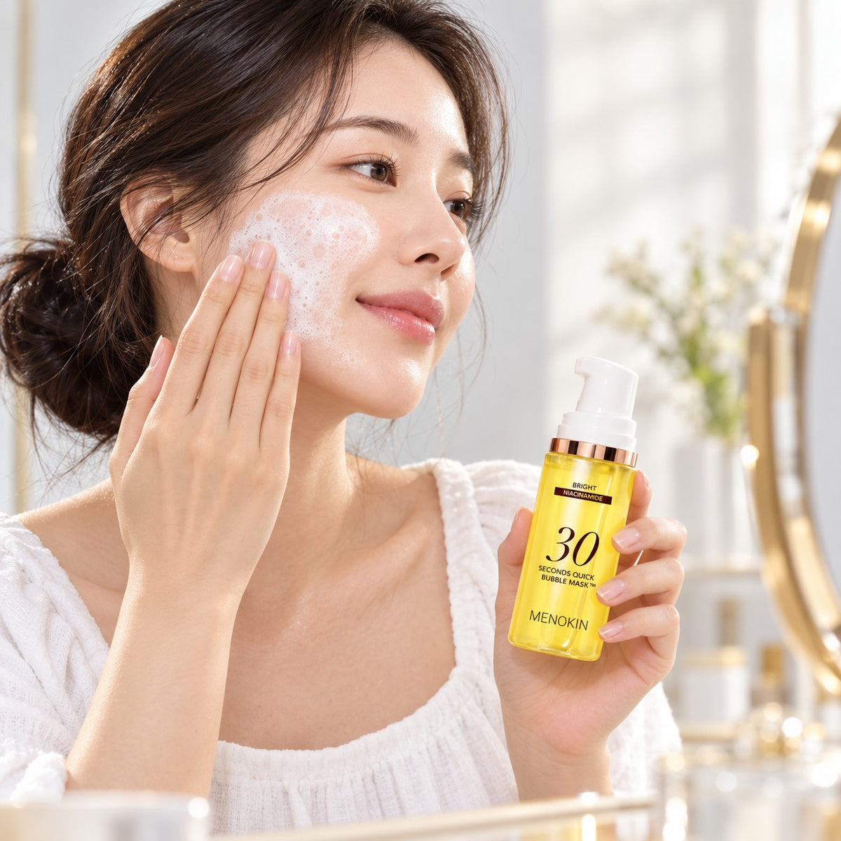 MENOKIN 30Seconds Quick Bubble Mask Bright 95ml