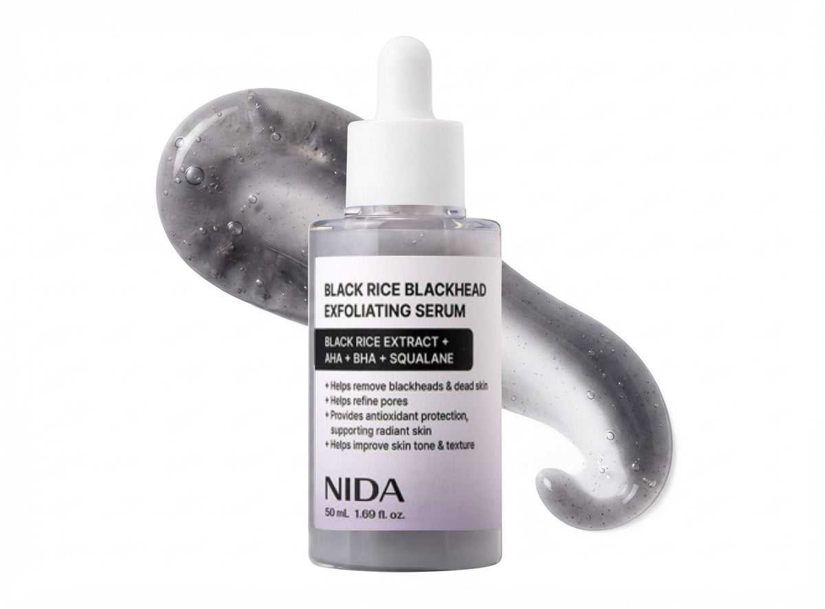 NIDA Black Rice Blackhead Exfoliating Serum 50ml