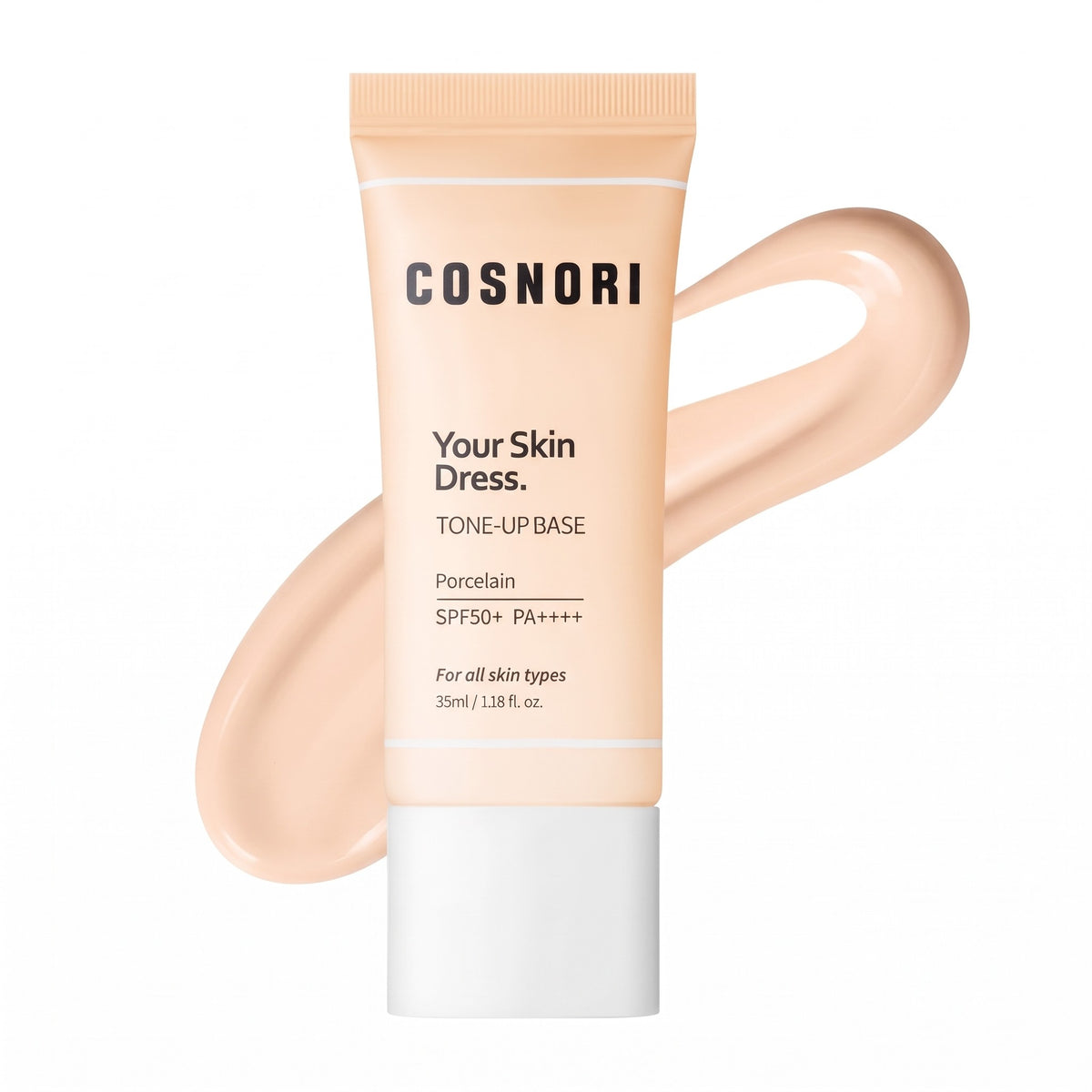 COSNORI Your Skin Dress Tone-Up Base SPF 50+ PA++++ Porcelain 35ml