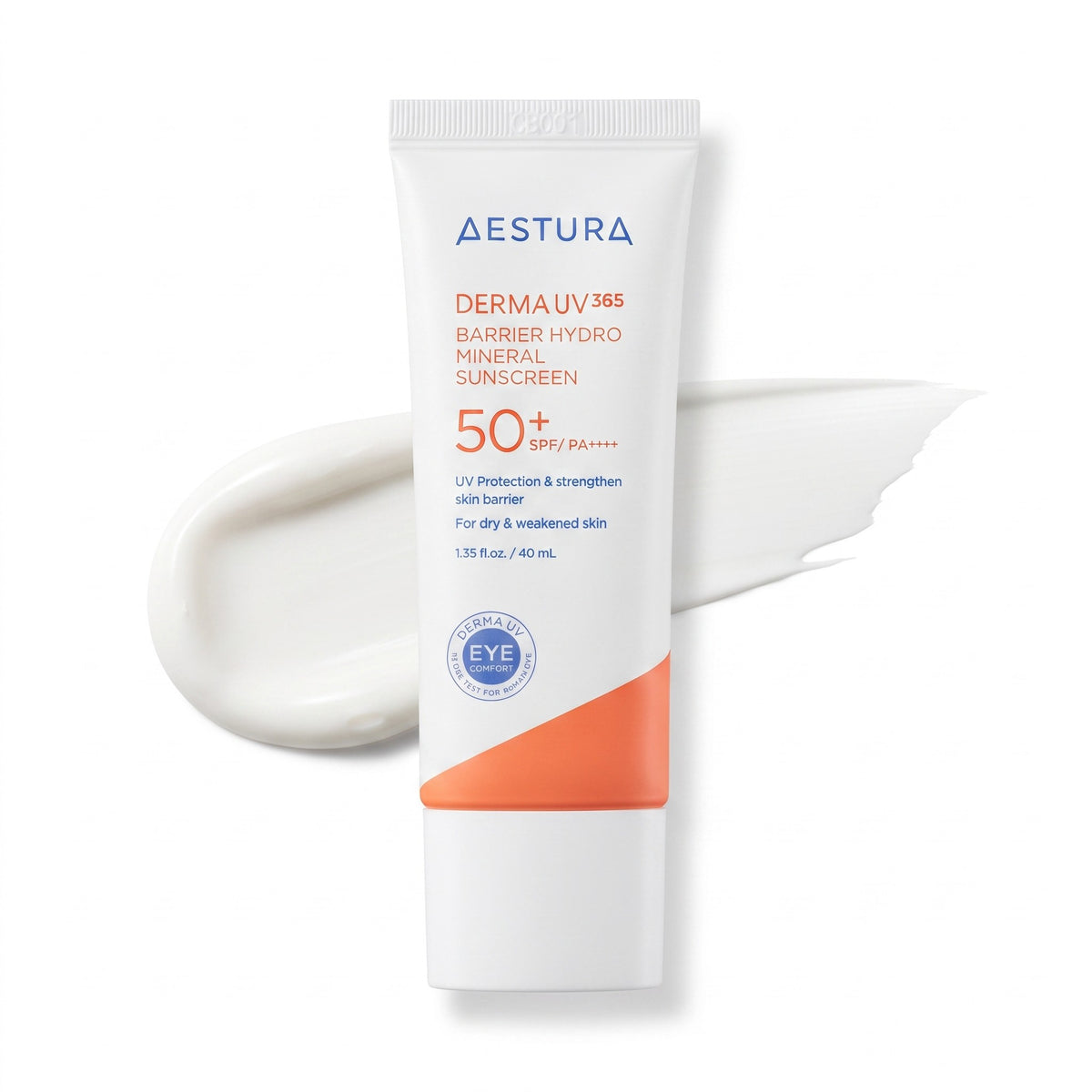 AESTURA DERMA UV365 Barrier Hydro Mineral Sunscreen SPF50+ / PA++++ 40ml