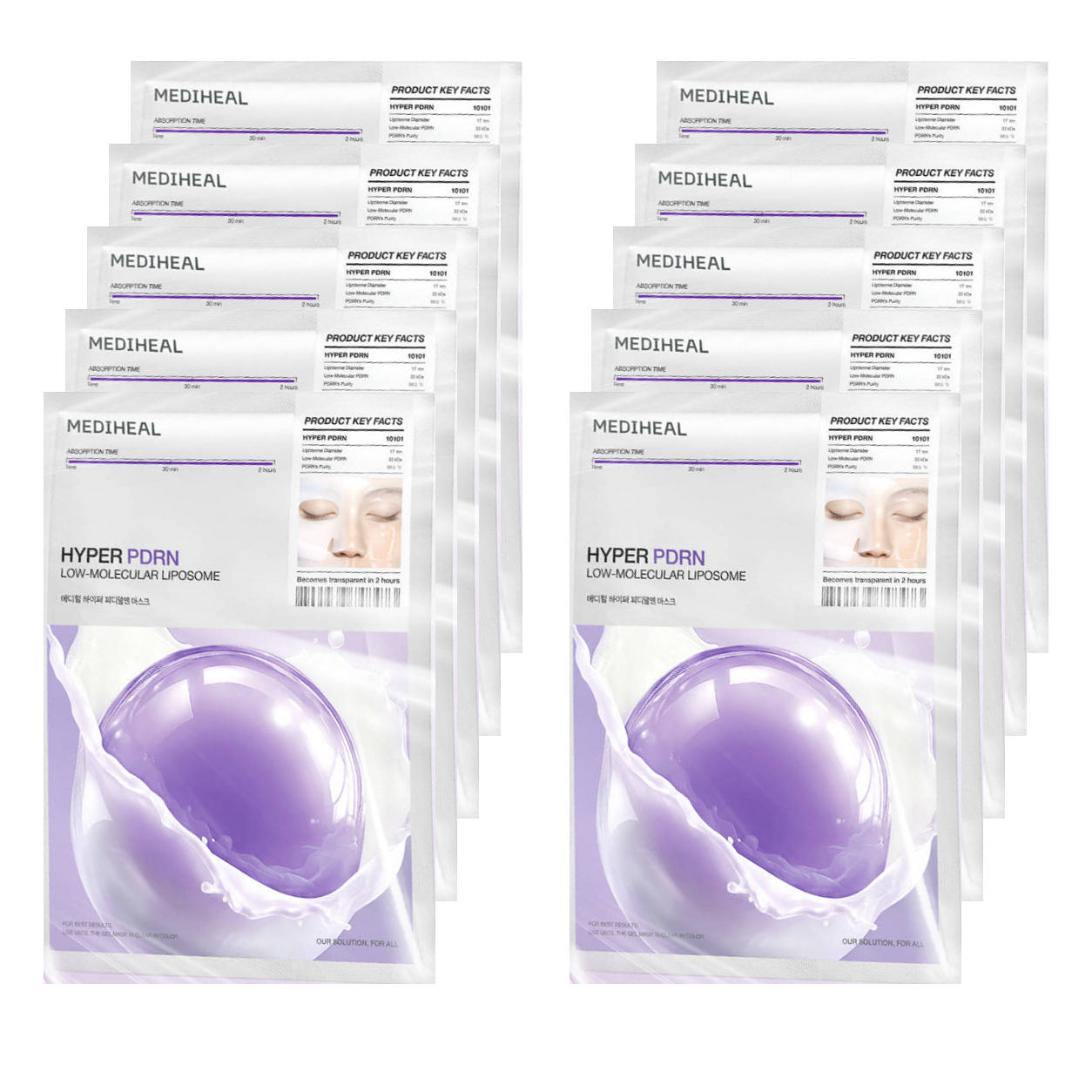 MEDIHEAL Hyper PDRN Gel Mask 10 Sheets