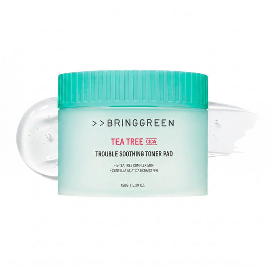BRINGGREEN Tea Tree Cica Trouble Soothing Toner Pad 90 Pads