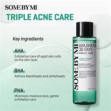 SOME BY MI AHA BHA PHA 30 Days Miracle Toner – 5.07oz, 150ml with BONUS mini size