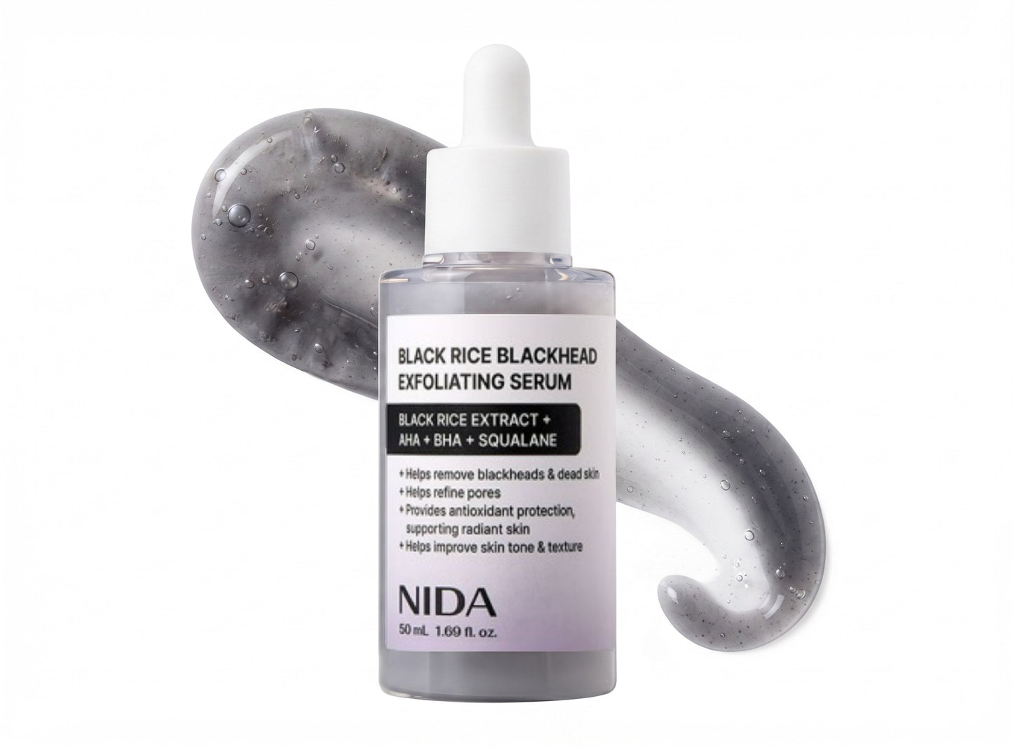 NIDA Black Rice Blackhead Exfoliating Serum 50ml