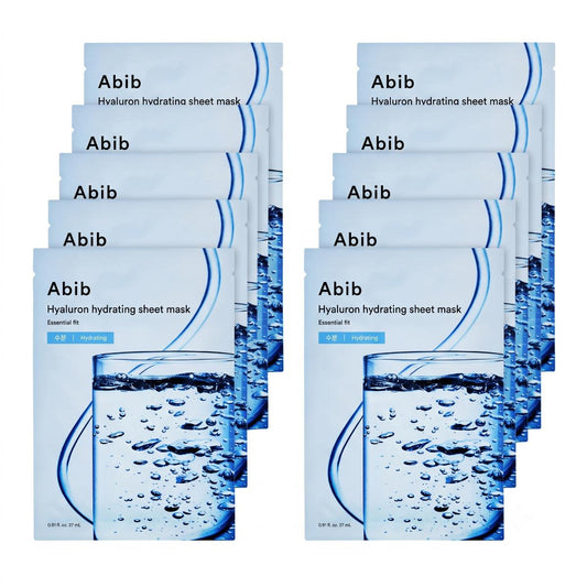 Abib Hyaluron Hydrating Sheet Mask Essential Fit 10 Sheets