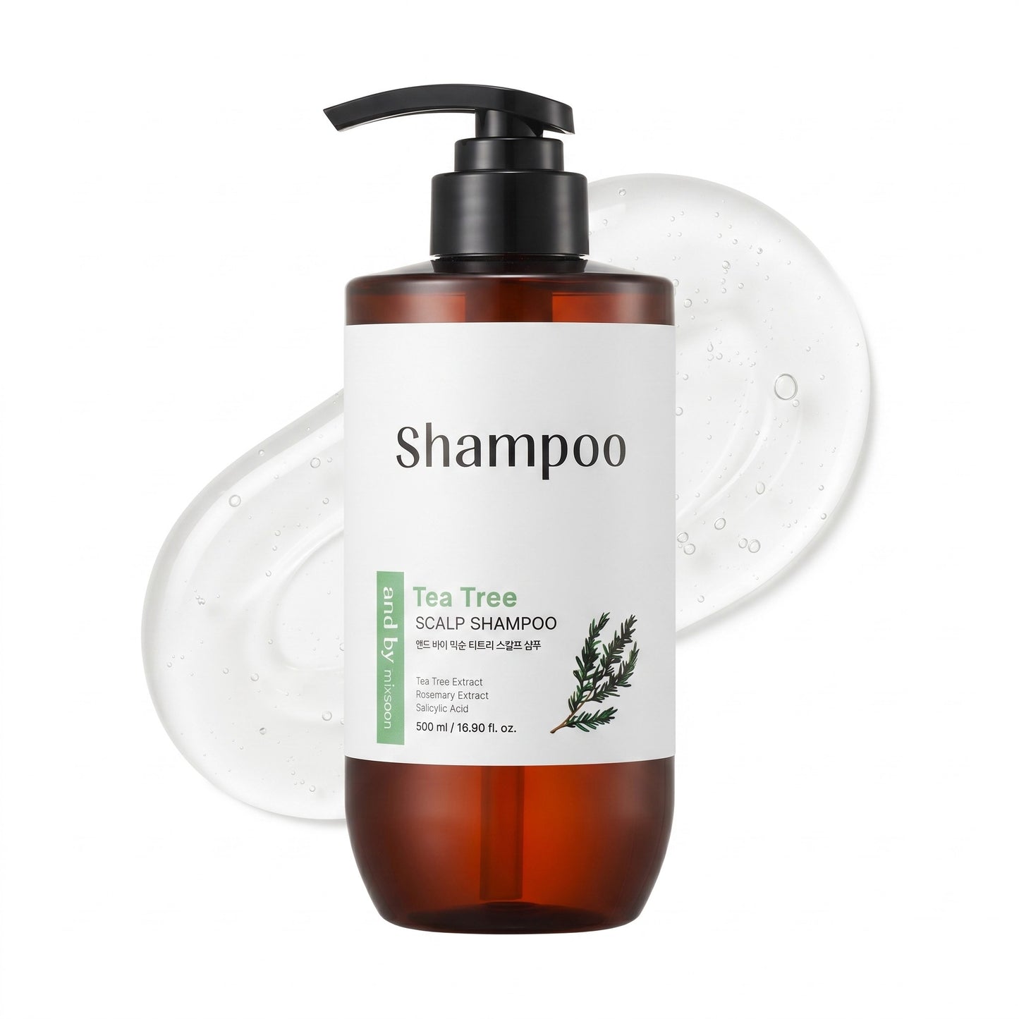 and by mixsoon Tea Tree Scalp Shampoo 500ml