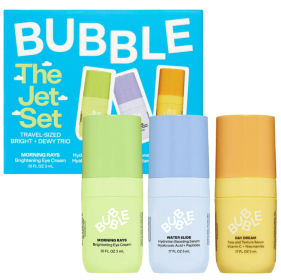 Bubble Skincare The Jet Set Trio Mini Serums Kit, for All Skin Types, Travel & Trial, Gifting set of 3