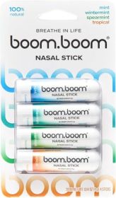 Nasal inhaler stick | Steam flow technology | Cool and refreshing feeling | Naturally improves mood | Simple ingredients | Essential oil + menthol