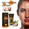EELHOE Self Tanner Lotion, Outdoor Sun Quick Tanning Wheat Healthy Skin Hydrating Summer Beach