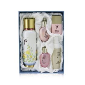 Bichup First Moisture Anti-Aging Essence Special Set: Essence 130ml + Mist 30ml + Balancer 20ml + Emulsion 20ml + Sun Fluid SPF50+ 13ml