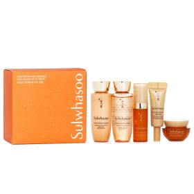 SULWHASOO - Concentrated Ginseng Anti Aging Set: Renewing Water EX 25ml+Emulsion EX 25ml+Serum 5ml+Eye Cream 3ml+Cream EX 5ml 122451 5pcs