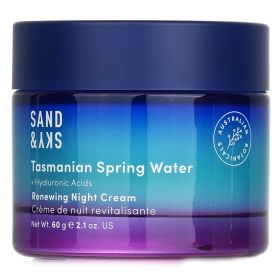 SAND & SKY - Tasmanian Spring Water - Renewing Night Cream 916129 60g/2.1oz