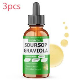 Soursop Drops with Turmeric, Zinc and Sea Moss (Option: Annona Aceratum Drops-3PCS)