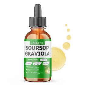 Soursop Drops with Turmeric, Zinc and Sea Moss (Option: Annona Aceratum Drops-1PC)