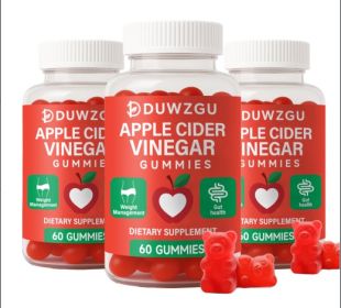 AppleVinegar Gummies, 60 count (Option: 60 Tablets Per Bottle-3PCS)