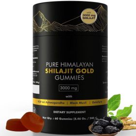 Himalayan Shilajit Vegan Gummies - 60 capsules (Option: 60pieces)