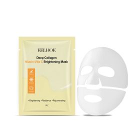 EELHOE  Niacin Vitamin C Whitening Mask (Bag) Hydrating, Moisturizing And Nourishing Skin Daily Skin Care And Beauty Mask (Option: 1pc-34g-7.08*4.72*0.39inch)