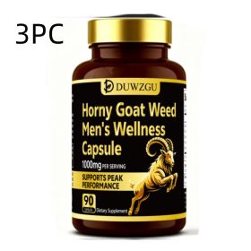 1000mg Horny Goat Weed Men's Supplement (Option: 90 capsules-3PCS)