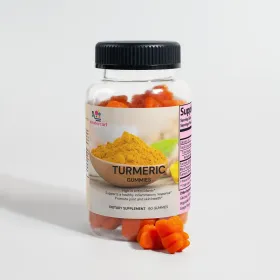 Turmeric Gummies for Joint Support and Inflammation, 60 Count (Option: TURMERIC GUMMIES)